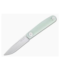 Real Steel Gslip Compact Satin VG10 Natural Jade G10 Slip Joint 7867 - RS-7867 1
