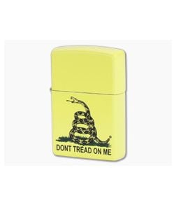 Zippo Windproof Lighter Brass Gadsden Flag Don't Tread On Me 80280 - ZI-80280 1