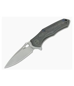 WE Knife 804D Vapor Bronze Titanium Carbon Fiber Stonewash S35VN Frame Lock Flipper - WE-804D 1