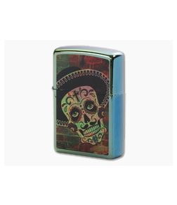 Zippo Lighter Day of the Dead Sombrero Design 80861 - ZI-80861 1