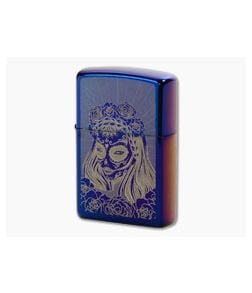 Zippo Lighter Day of the Dead Sugar Skull Girl 80875 - ZI-80875 1
