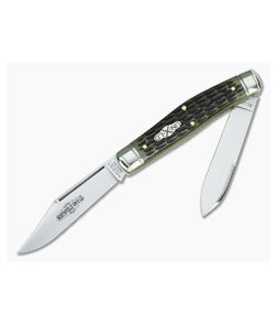 Northfield UN-X-LD #81 Bull Moose Antique Amber Jigged Bone - GEC-811217-AAJB 1