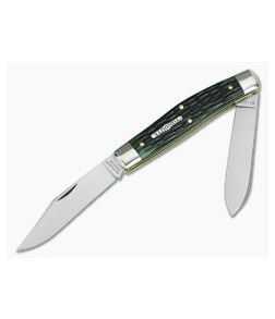 Tidioute Cutlery #81 Bull Moose Green Jigged Bone - GEC-811217-MGJB 1