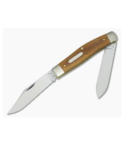 Tidioute Cutlery #81 Bull Moose Natural Canvas Micarta - GEC-811217-NCM 1