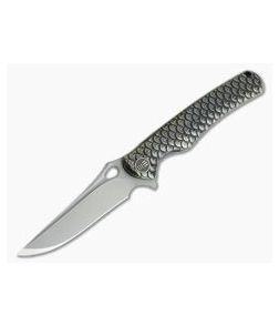 WE Knives 819A Drakon Bronze Titanium Integral Flipper Stonewashed M390 - WE-819A 1