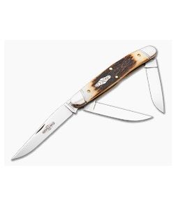 Northfield Cutlery #82 Dixie Stockman Burnt Stag - GEC-828314-BS 1