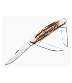 Northfield Cutlery #82 Dixie Stockman Natural Stag Serialized - GEC-828314-NS-S 1