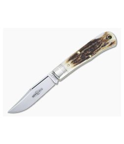 Northfield UN-X-LD #83 Tascosa Sambar Stag Lock Back Folding Knife 831121LB-03 - GEC-831121LB-SS-03 1