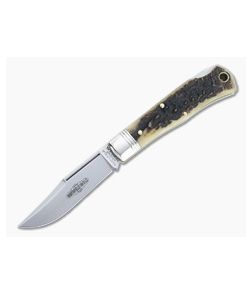 Northfield UN-X-LD #83 Tascosa Sambar Stag Lock Back Folding Knife 831121LB-11 - GEC-831121LB-SS-11 1