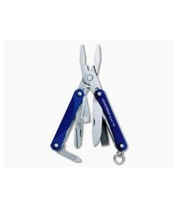 Leatherman Squirt PS4 Spring Action Pliers Key Chain Multi-Tool Blue 831192 - LM-831192 1