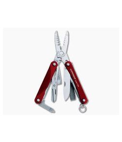 Leatherman Squirt ES4 Spring Action Electrician Multi-Tool Red 831198 - LM-831198 1