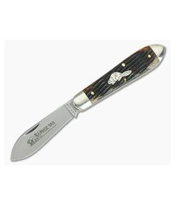 Tidioute Cutlery #85 Bullet End Jack Jigged Brazilian Cherry Wood - GEC-852118-JBCW 1