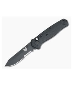 Benchmade Mediator Auto Black S90V Serrated Reverse Tanto G10 Button Lock Automatic 8551SBK - BM-8551SBK 1