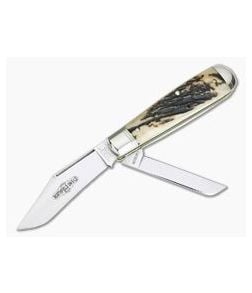Northfield UN-X-LD #86 Oil Field Jack Two-Blade Sambar Stag - GEC-861219-SS-2 1