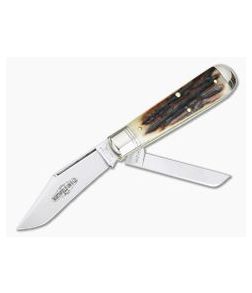 Northfield UN-X-LD #86 Oil Field Jack Two-Blade Sambar Stag - GEC-861219-SS-4 1