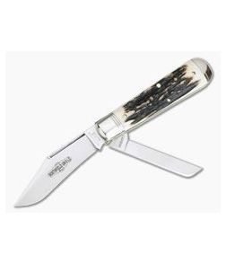Northfield UN-X-LD #86 Oil Field Jack Two-Blade Sambar Stag - GEC-861219-SS-6 1