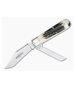 Northfield UN-X-LD #86 Oil Field Jack Two-Blade Sambar Stag - GEC-861219-SS-8 1