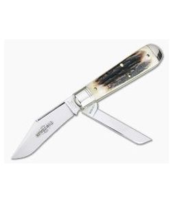 Northfield UN-X-LD #86 Oil Field Jack Two-Blade Sambar Stag - GEC-861219-SS-9 1