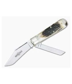 Northfield UN-X-LD #86 Oil Field Jack Two-Blade Sambar Stag - GEC-861219-SS 1
