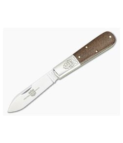 Great Eastern #86 Boomtown Barlow SS Brown Burlap Micarta - GEC-862125SS-BBM 1
