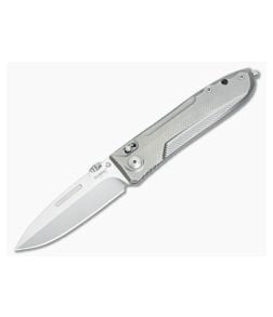 LionSteel Big Daghetta Titanium with Satin D2 8710 GY - LS-8710-GY 1