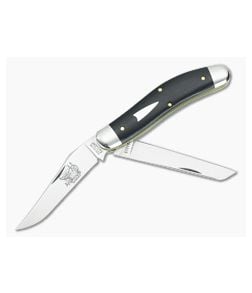 Tidioute #88 Bayou Trapper SFO Black Linen Micarta - GEC-888225-BLM 1