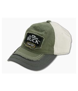 Buck Adult Hat Distressed Green/Khaki 89075 - BU-89075 1
