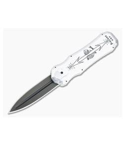 Piranha P8 Excalibur Tactical PVD 154CM Silver Double Action OTF Automatic - PRN-8ST 1