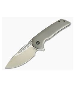 WE Knives 911A Malice Ferrum Forge Gray Titanium Flipper Satin M390 - WE-911A 1