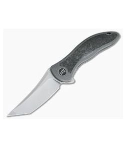 WE Knives 912CF-B Synergy2 Integral Shred Carbon Fiber Inlay M390 Compound Tanto Flipper - WE-912CF-B 1
