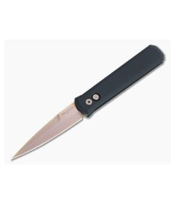 Protech Godfather Rose Gold 154CM Black Automatic Folder 921-RG - PT-921-RG 1