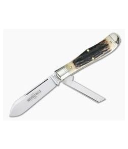 Northfield UN-X-LD #92 Eureka Jack Two-Blade Sambar Stag 922219-SS-27 - GEC-922219-SS-27 1