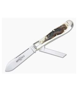 Northfield UN-X-LD #92 Eureka Jack Two-Blade Sambar Stag 922219-SS-8 - GEC-922219-SS-8 1