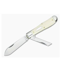 Tidioute #92 Eureka Jack Ivory Linen Micarta - GEC-922225-ILM 1