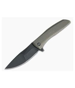 WE Knives 923C Scoppio Compound Ground Black Stonewashed CPM 20CV Bronze Titanium Flipper - WE-923C 1