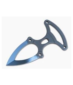 WE Knives 924B B.U.D. Back Up Dagger Blue Titanium Fixed Blade - WE-924B 1