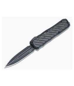 Guardian Tactical Recon-035 OTF Carbon Fiber Inlays Handle Dark Stonewash D/E Elmax Blade 92631 - GT-92631 1