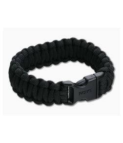 CRKT Survival Para-Saw Paracord Bracelet Black Large - CRKT-9300KL 1