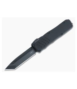 Guardian Tactical Recon-035 OTF Black Handle Black Tactical T/E Elmax Blade 93121 - GT-93121 1