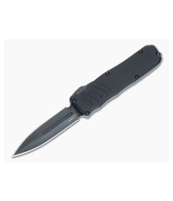 Guardian Tactical Recon-035 OTF Black Handle Black Tactical D/E Elmax Blade 93131 - GT-93131 1