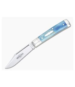 Northfield UN-X-LD #94 Liberty Clip Point Blue Camel Bone Slip Joint 941121 - GEC-941121-BCB 1