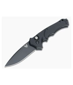 Benchmade 9600BK Rukus II Black Plain Edge Automatic - BM-9600BK 1