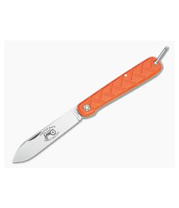 GEC #96 Farm & Field Tractor Knife Traction Jigged Orange Delrin - GEC-962125-TJOD 1