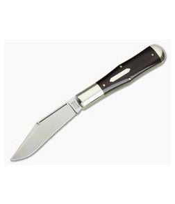 Tidioute Cutlery #97 Allegheny Pattern Large Coke Bottle Maroon Linen Micarta PPP - GEC-971119-MLM 1