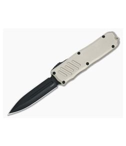Guardian Tactical Recon-035 Black Tactical Elmax Double Edge Desert Tan OTF Automatic 97131 - GT-97131 1