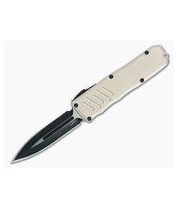 Guardian Tactical Recon-035 OTF Desert Tan Handle Black Two-Tone D/E Elmax Blade 97231 - GT-97231 1