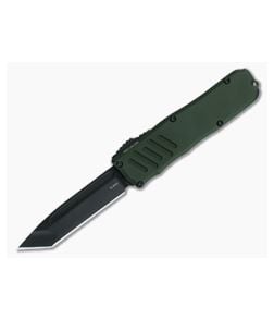 Guardian Tactical Recon-035 OTF OD Green Handle Black Tactical T/E Elmax Blade 98121 - GT-98121 1