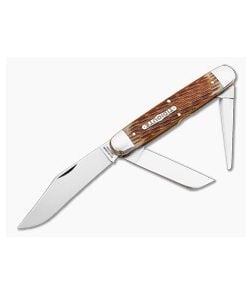 Tidioute #98 Texas Cattle Knife Amber Jig Bone - GEC-981316-AJB 1