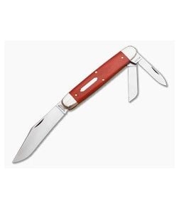 Tidioute #98 Texas Whittler Red Linen Micarta - GEC-981316W-RLM 1