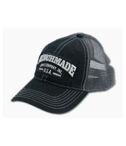 Benchmade Mesh Black "Solid Steel" Hat - BM-988162F 1